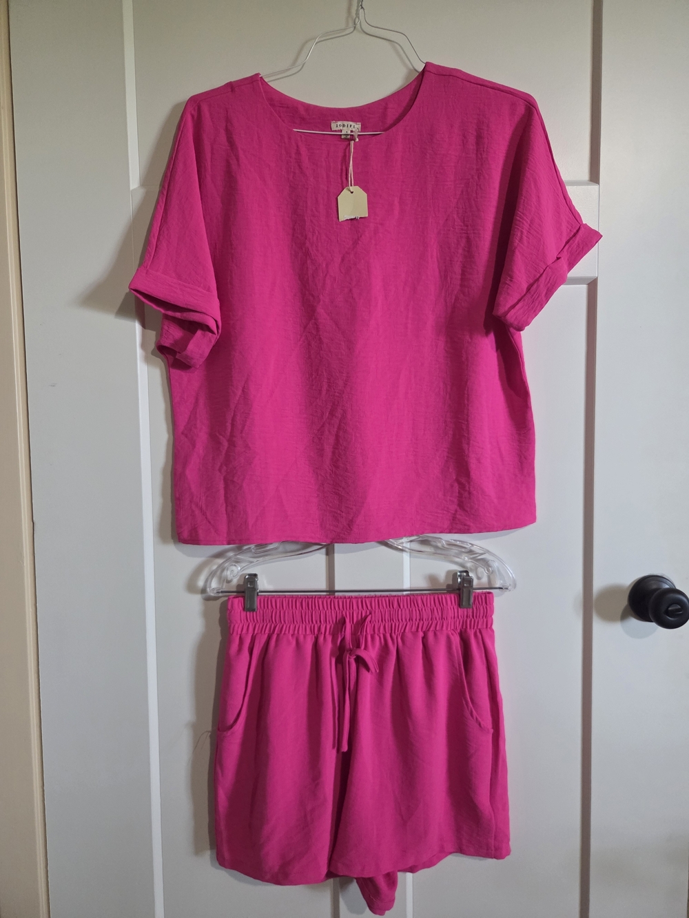New Jodifl Pink 2 Piece Womens Set Size Small